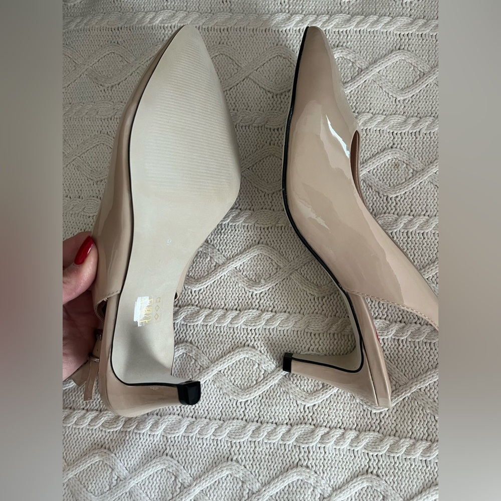 Marc Joseph New York Beige Juliana Place Slingback Pumps Heels Women’s Size 9 - Picture 6 of 15